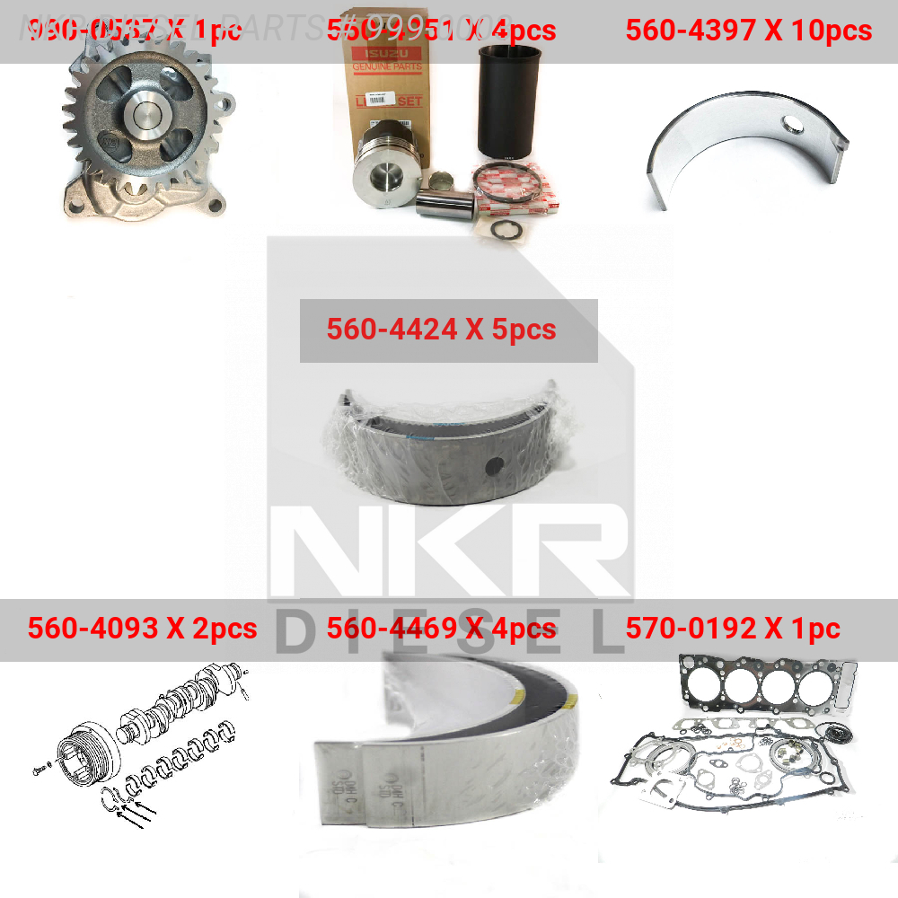 thumbnail image 2 of King Pin Kit For Isuzu NRR NPR NPR-HD NQR – 4HE1 4.8L / 4HK1 5.2L (1986-2024) 2 of 6